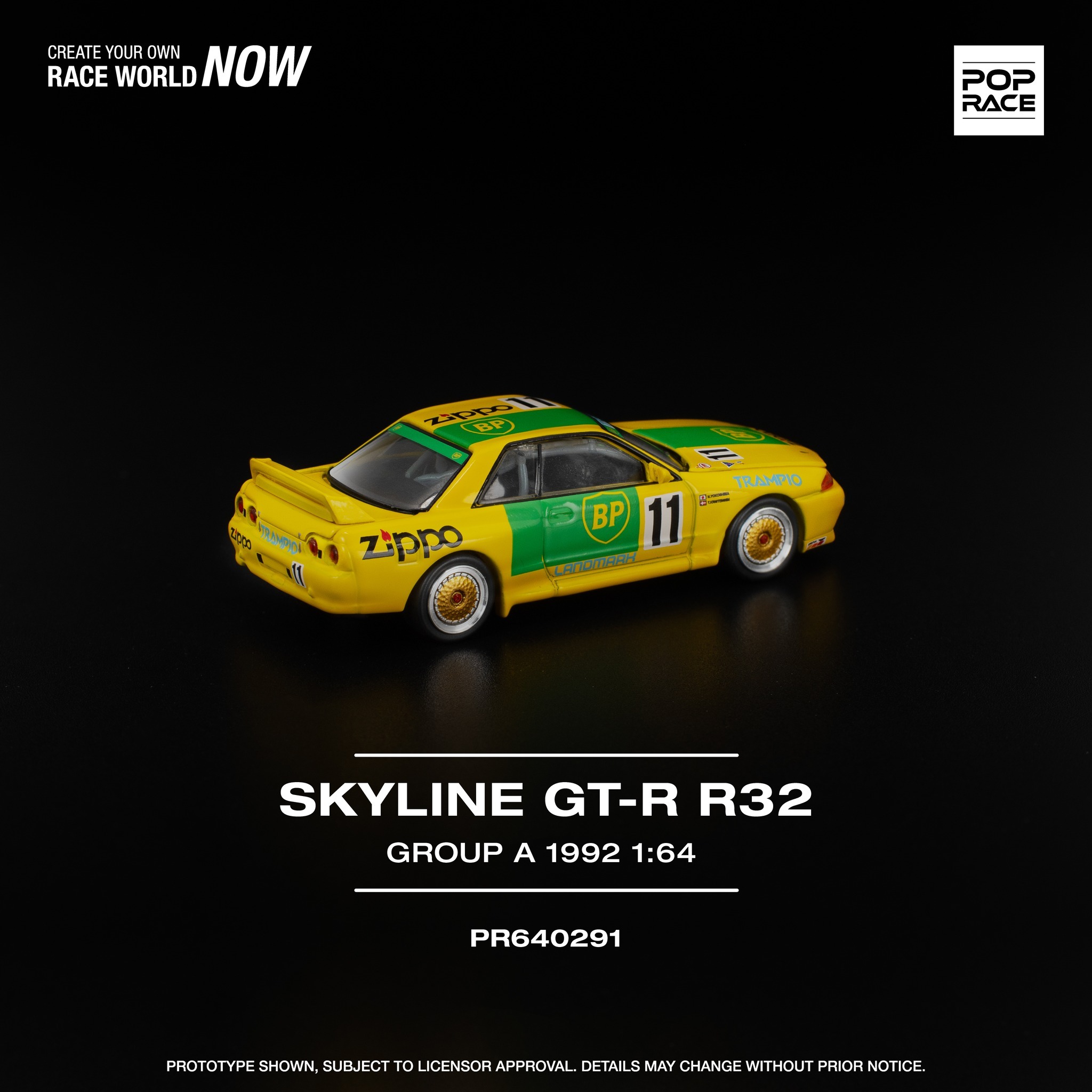 【預訂】Pop Race GT-R R32 Group A 1992