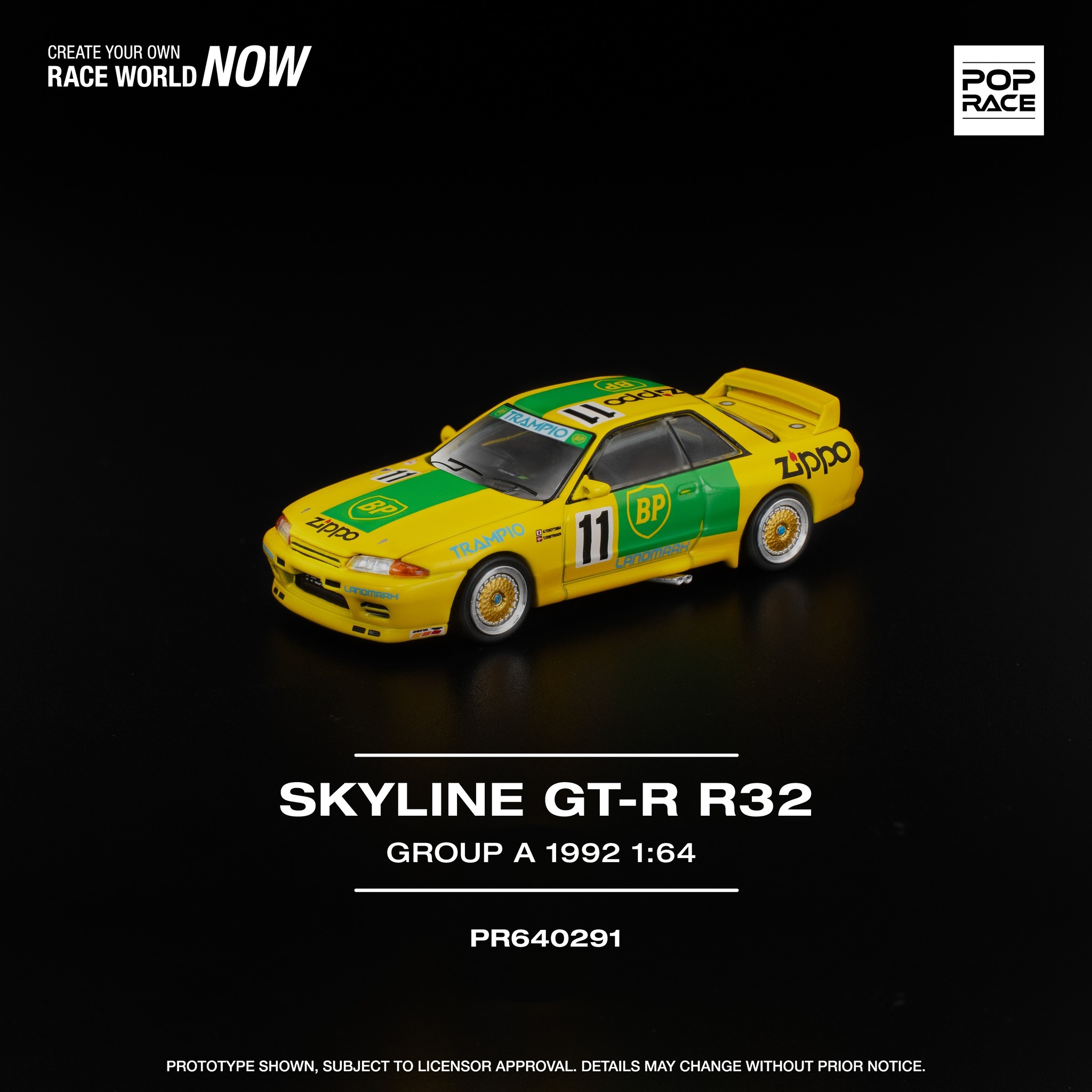 【預訂】Pop Race GT-R R32 Group A 1992