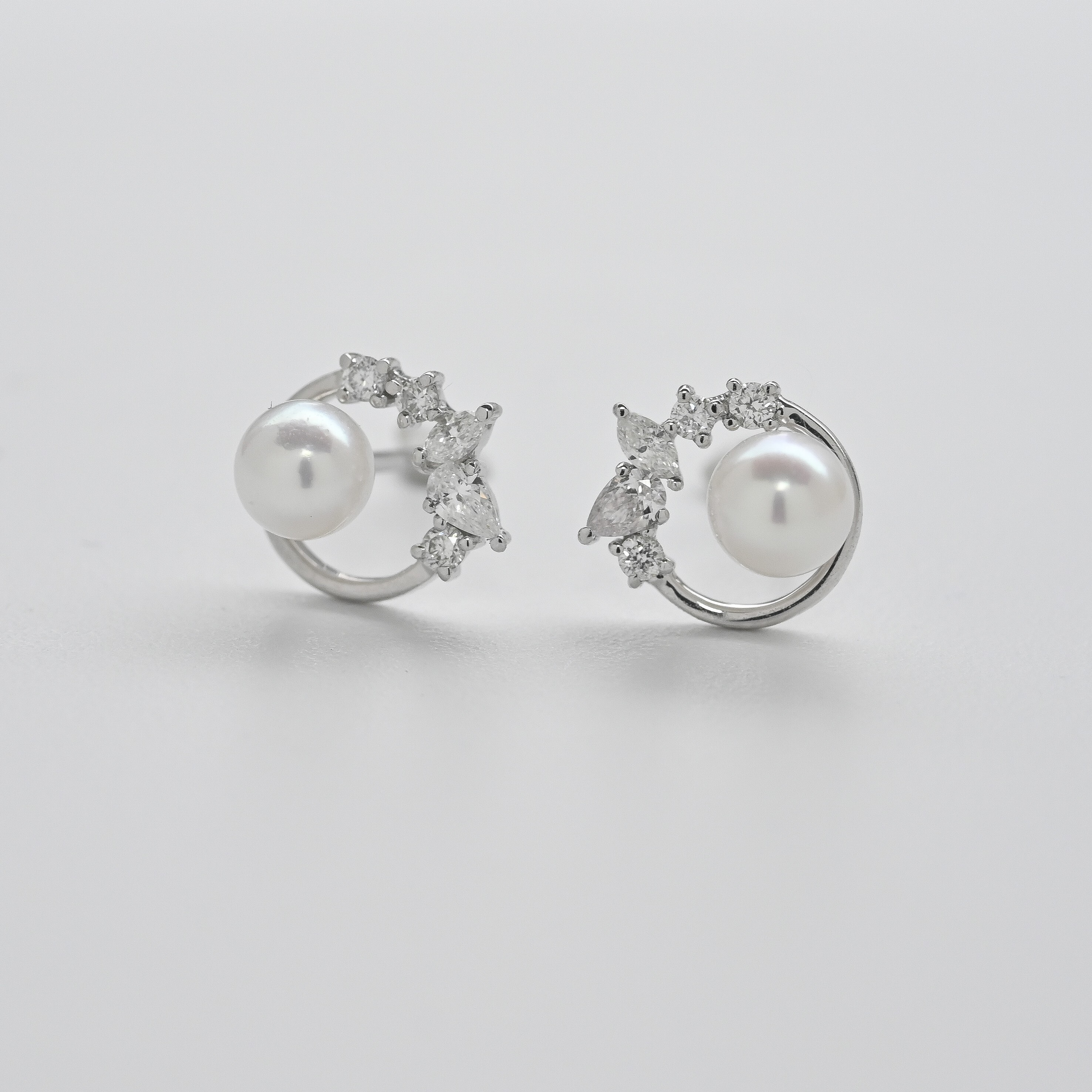 18K Garland Akoya Pearl Earring