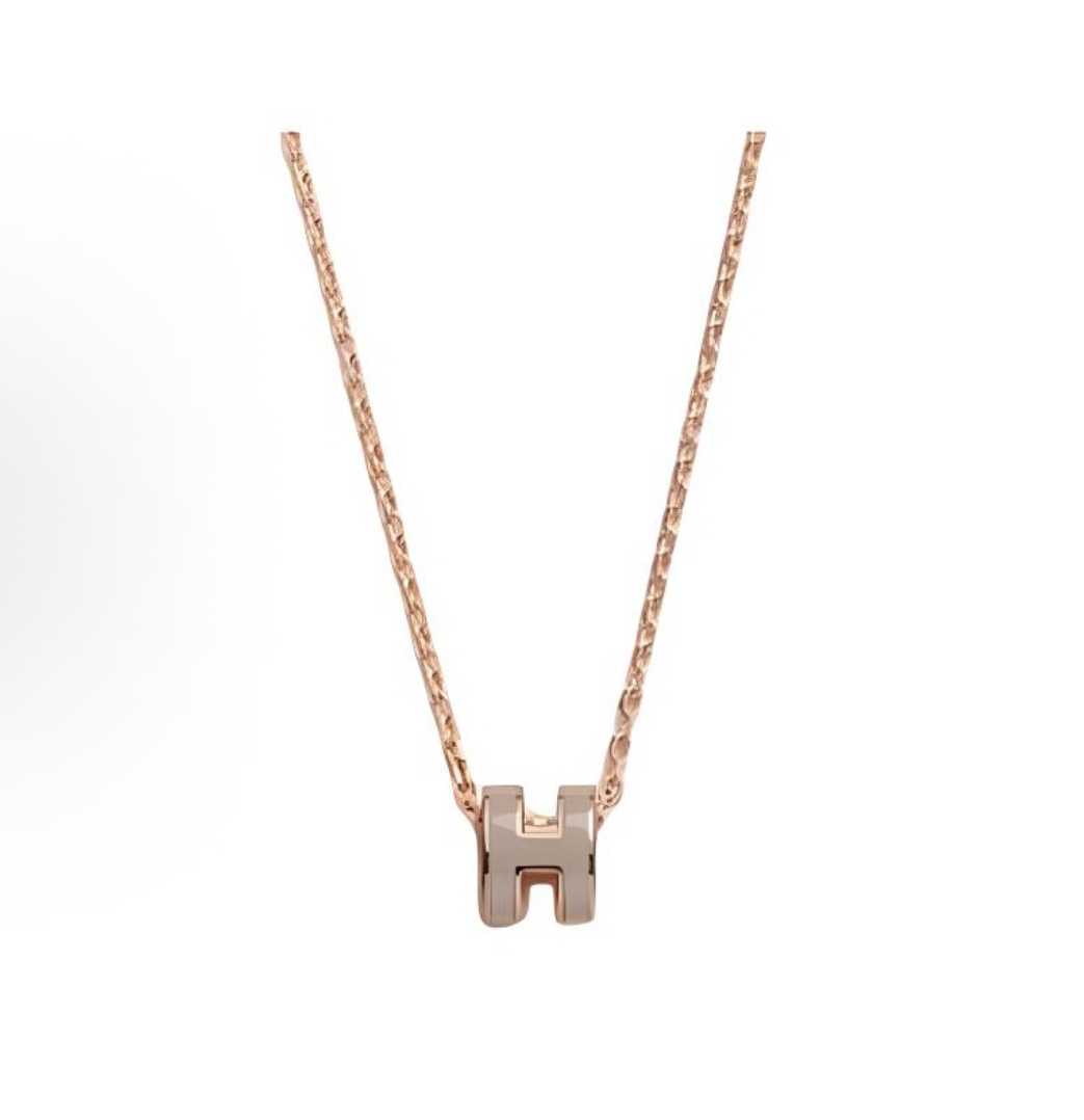 HERMES Mini Pop H (黑Noir/ 白Blanc/ 栗色Marron glacé/ 玫瑰金鏈橄欖綠Glacé/ 金鏈橄欖綠Glacé)