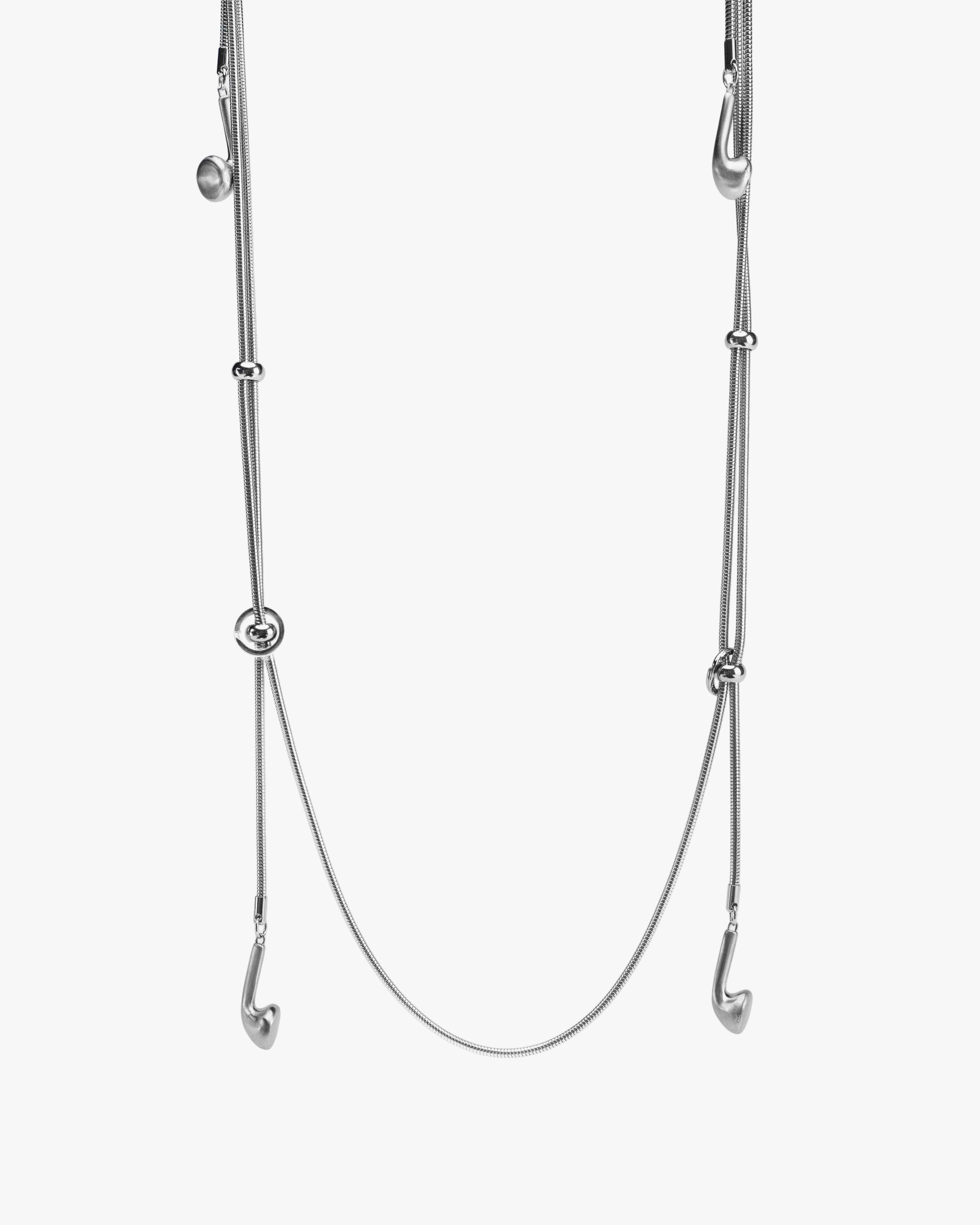 RECOVERY 完形耳機褲鍊 / 腰鍊 霧銀色