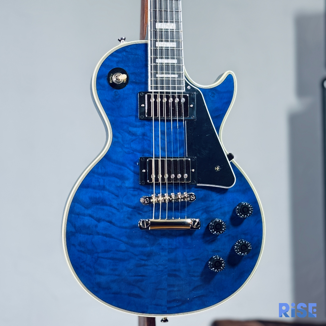 Epiphone Les Paul Custom Quilt Top Viper Blue 電吉他