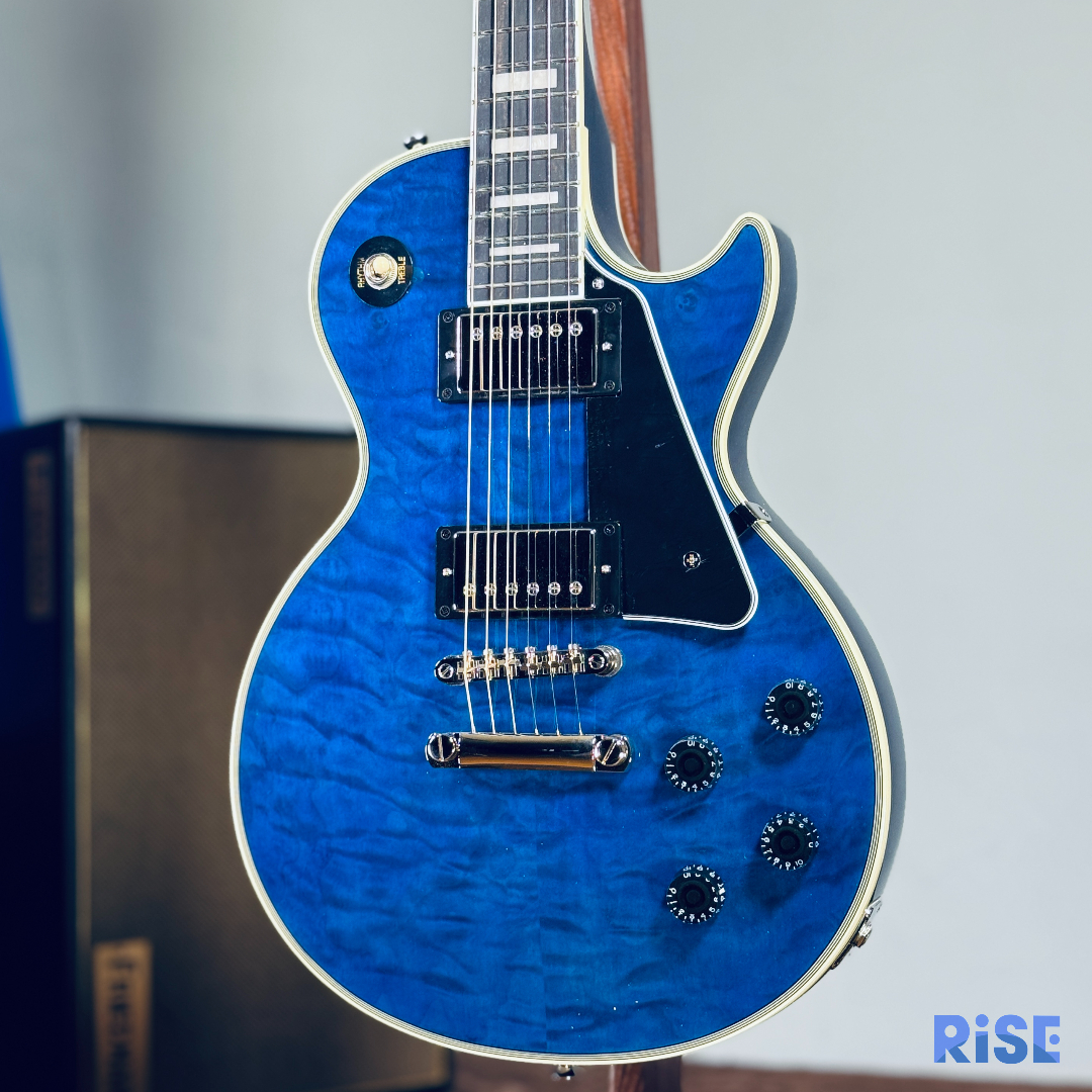 Epiphone Les Paul Custom Quilt Top Viper Blue 電吉他