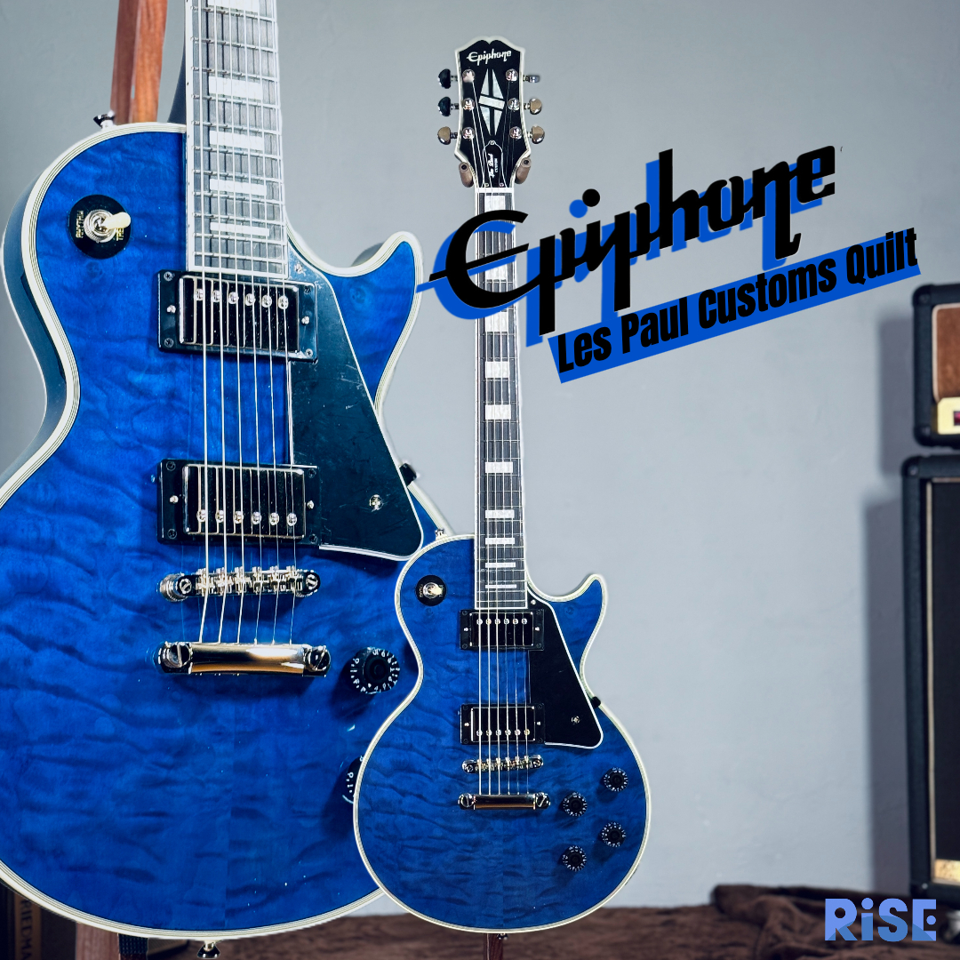 Epiphone Les Paul Custom Quilt Top Viper Blue 電吉他