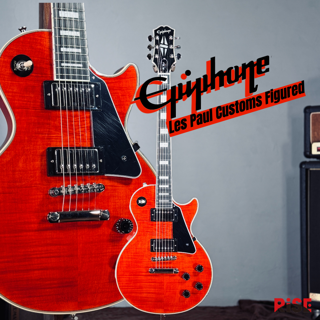 Epiphone Les Paul Custom Figured Transparent Red 附原廠琴袋