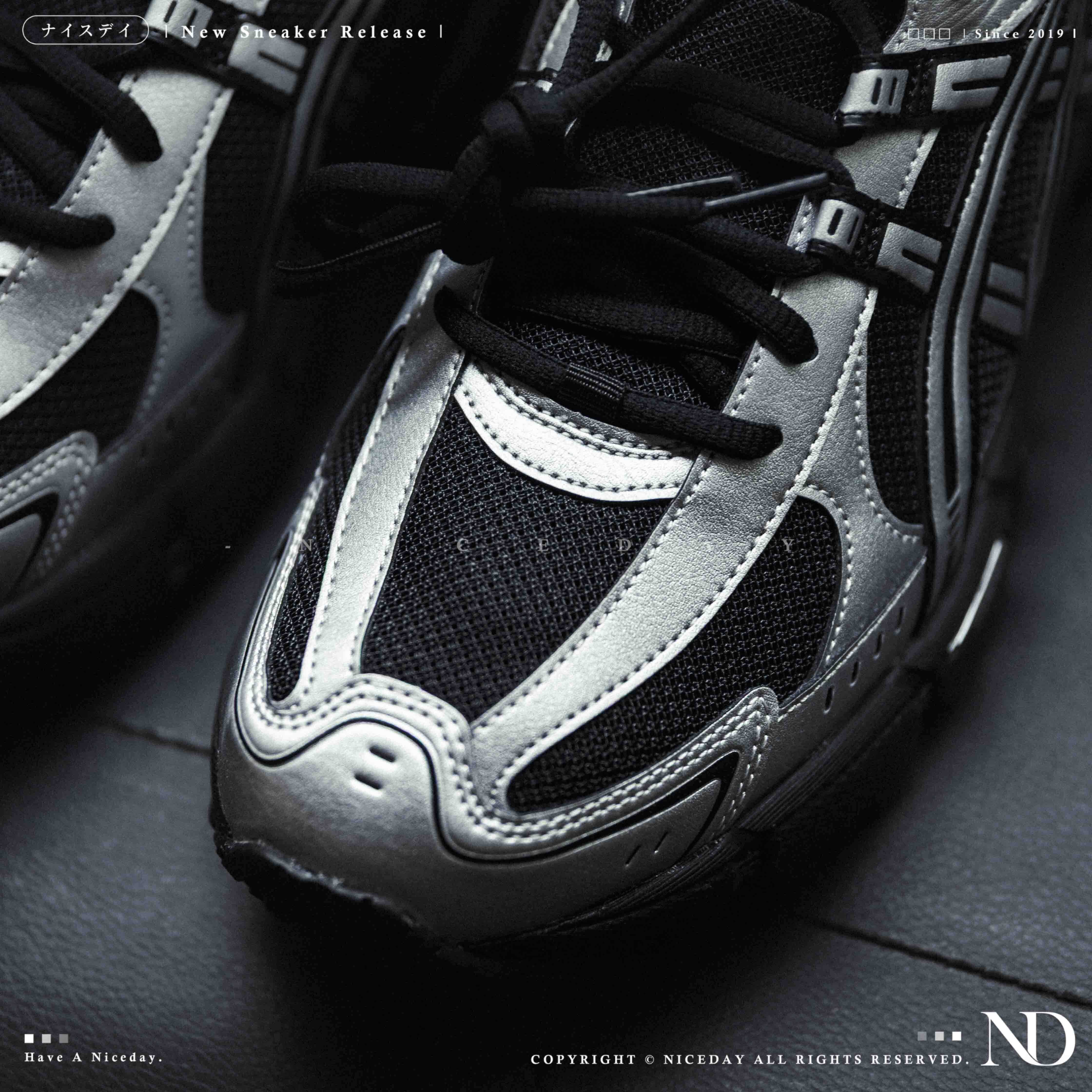 NICEDAY 代購 Asics Gel-Kahana 8 黑銀 銀灰 銀 灰 金屬 復古 慢跑 男鞋 1011B998-020