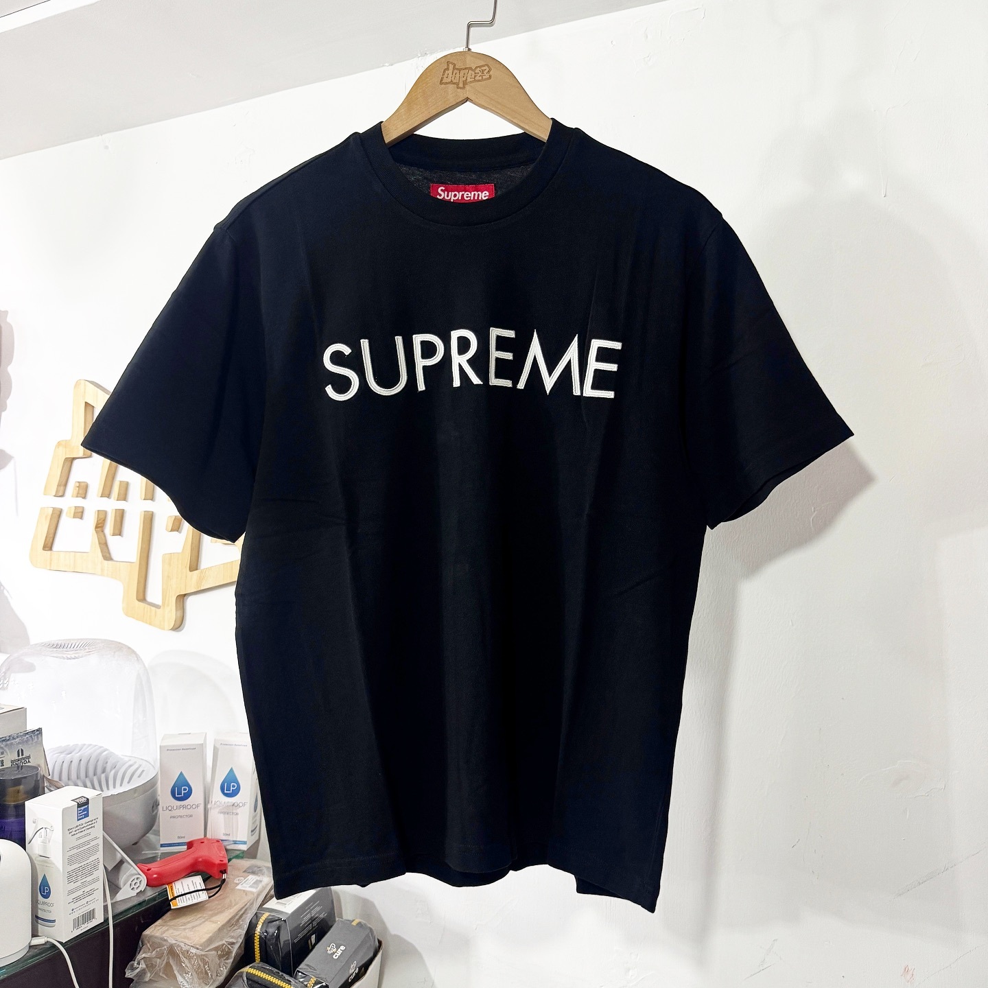 【Supreme】Capital S/S Top Black - 25SS Supreme Capital S S Top (SS25) - $68