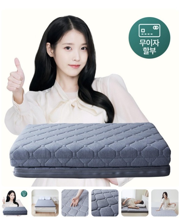 (3084)韓國連線 -Slip&Slip 深度睡眠床墊 灰色 (可折叠，偏軟)  (2尺寸可選)