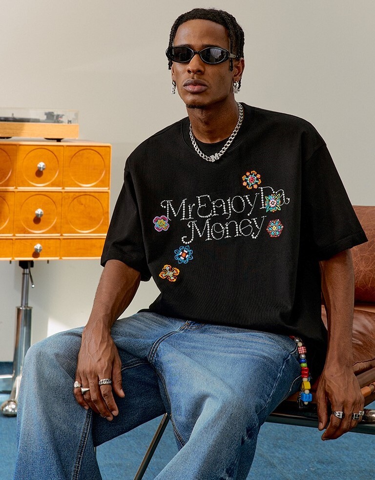 MEDM 雙版型 民族風 花卉 短袖 T