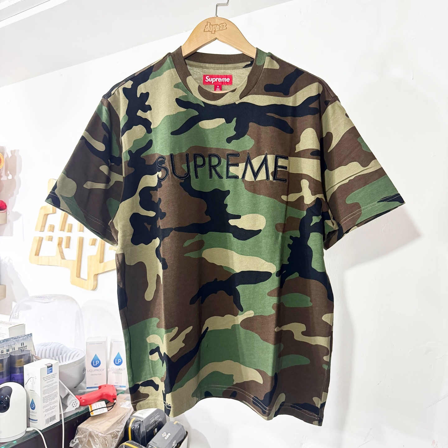 トップス supreme camo thermal top Supreme - Camo Waffle Thermal - UG.SHAFT