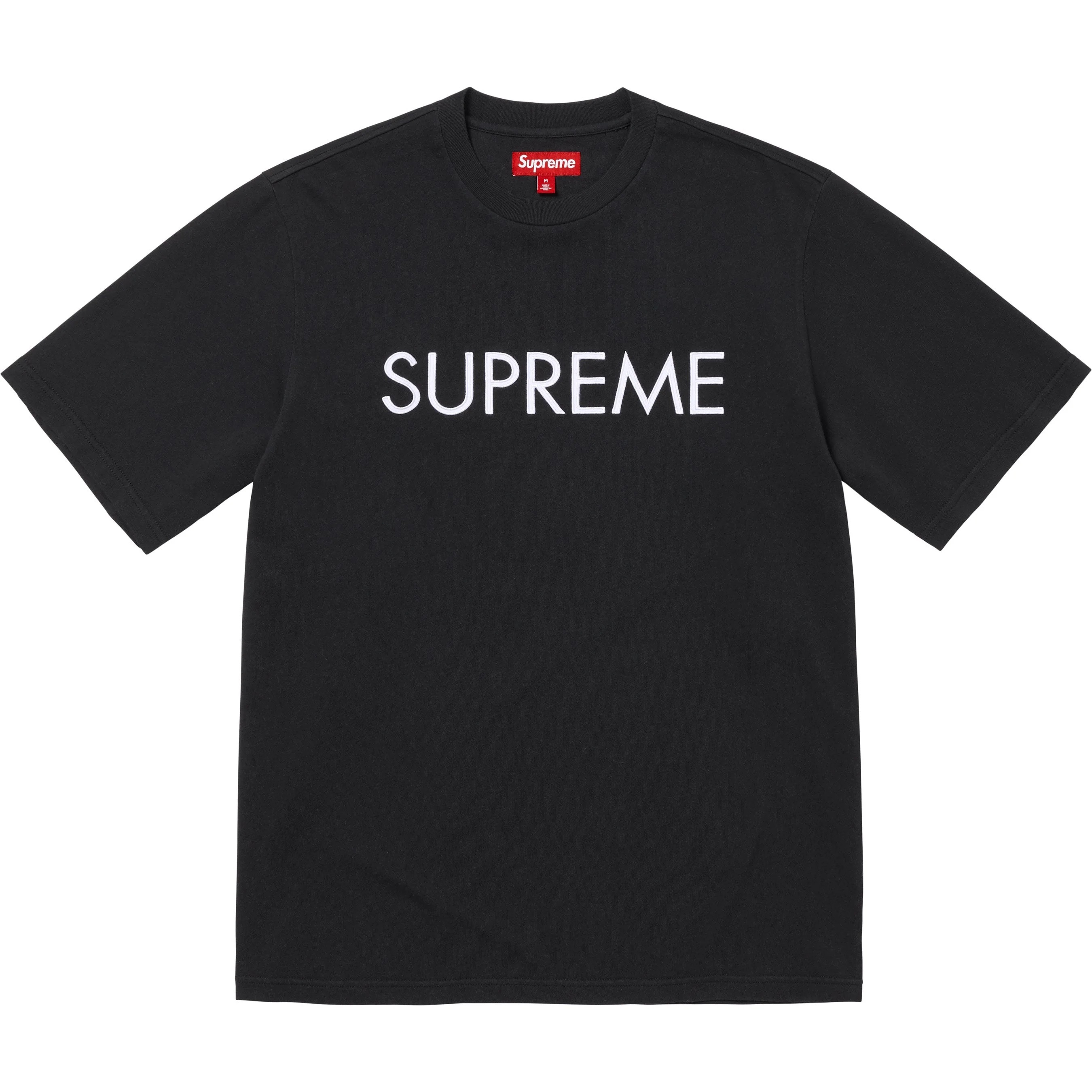 Supreme SS25 CAPITAL S/S TOP BLACK