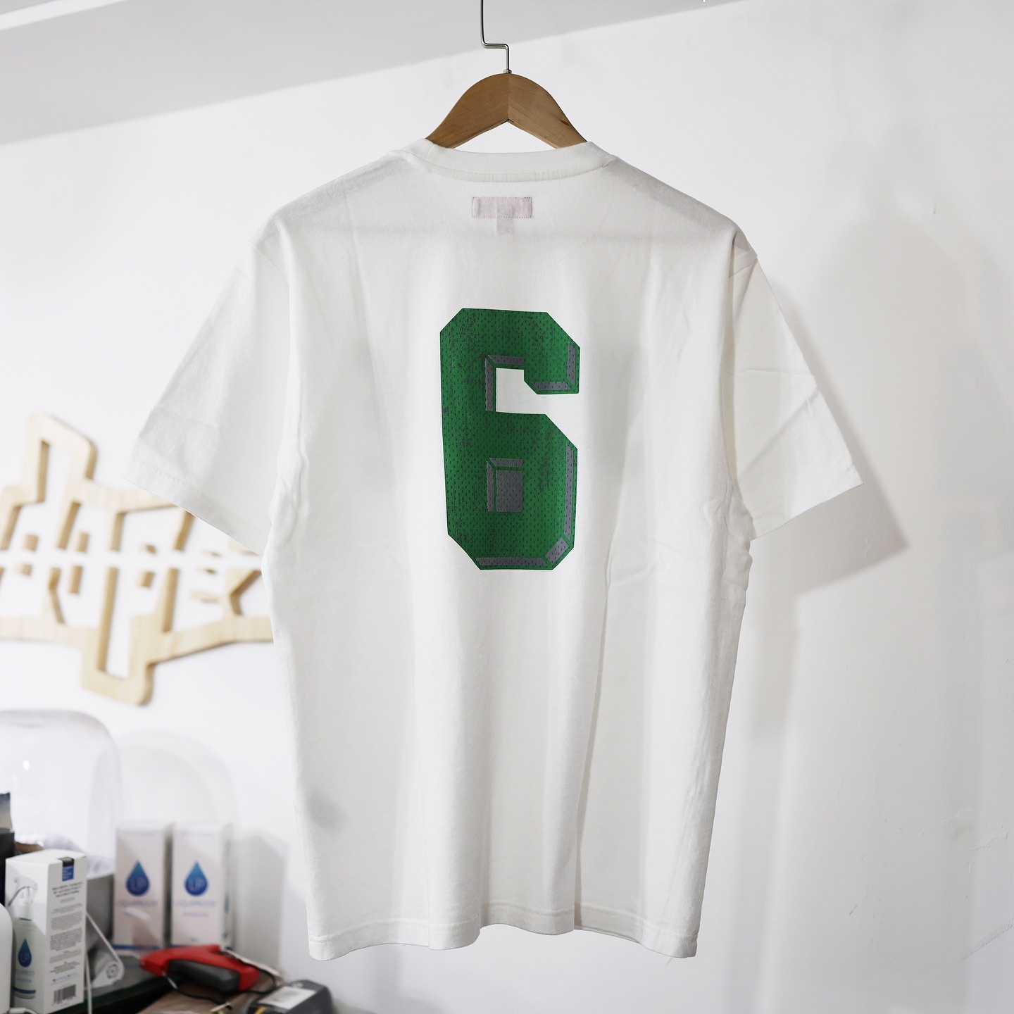 Supreme FLOCKED WASHED S/S TOP 三色Black/White/Navy