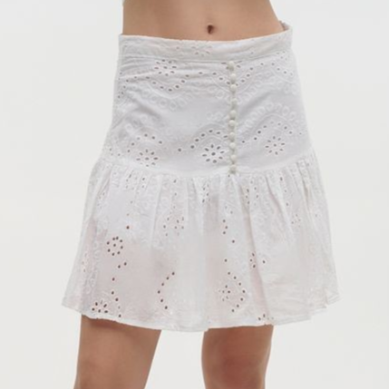 1BE0527-206 希臘度假風衫 Shorts Skirt Kippur in White Color One Size #5-41-190-0335 (C-EU-E)
