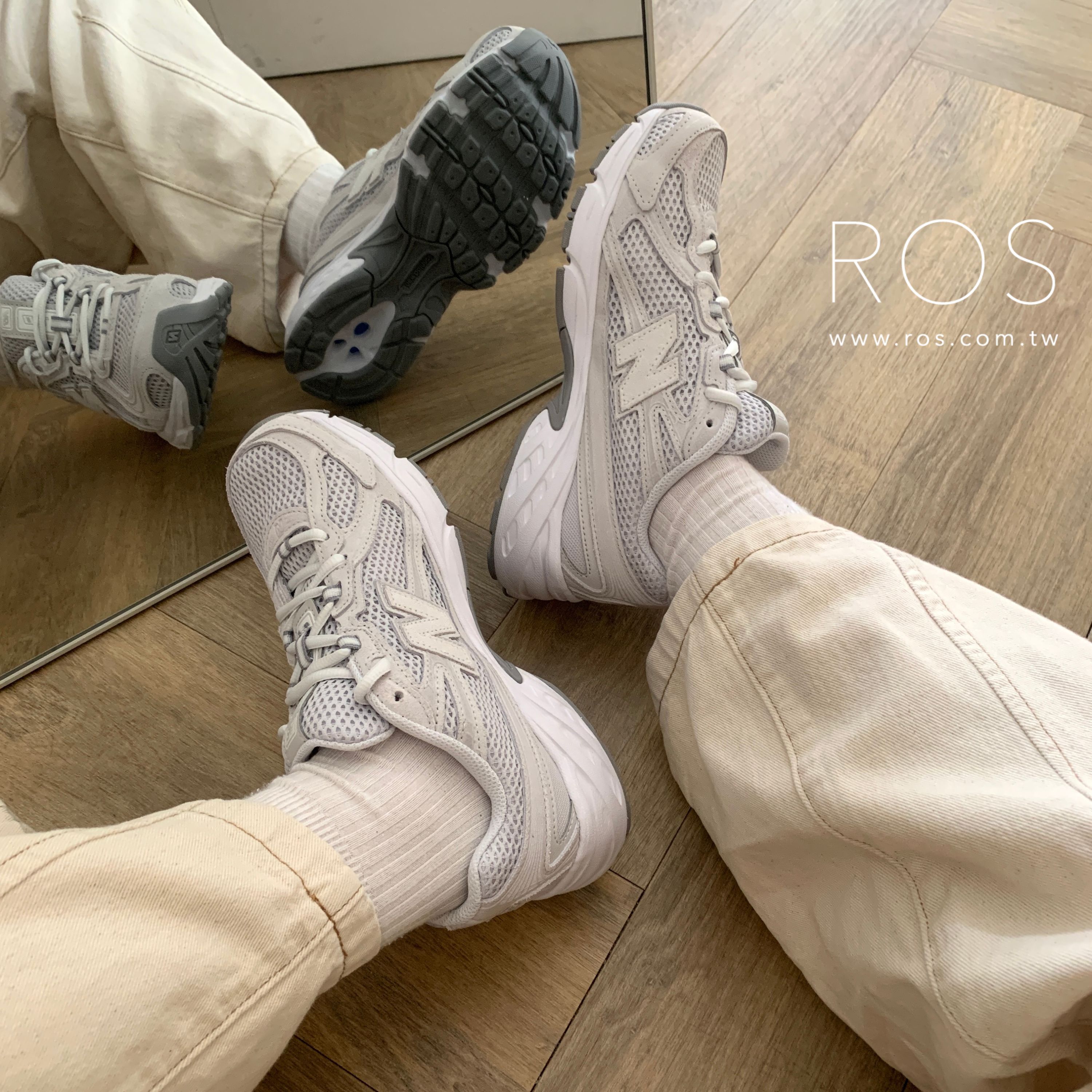 Grey Day 限定 IU著用款 New Balance 740 淺灰