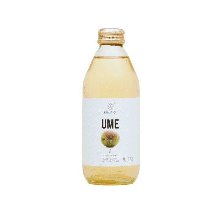 (箱購) KIMINO 和歌山梅子氣泡果汁飲 250ml x 24瓶/箱