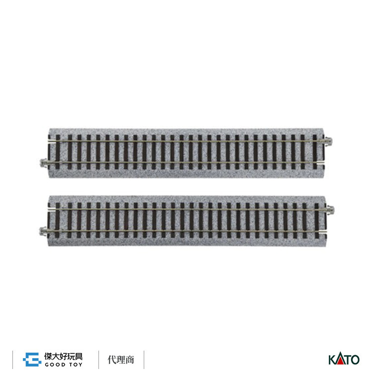 KATO 2-160 (HO) UNITRACK S227 單線直線線路 227mm (2入)