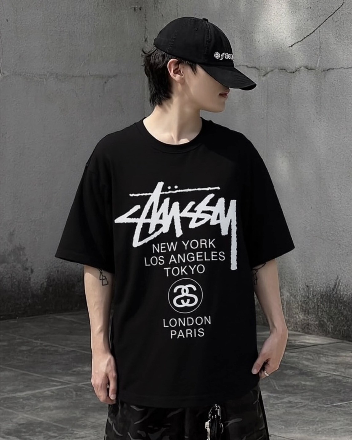 <出清!!最後現貨>  Stüssy Stussy 世界巡遊系列 短袖 黑 白 3903860/962BK/WH