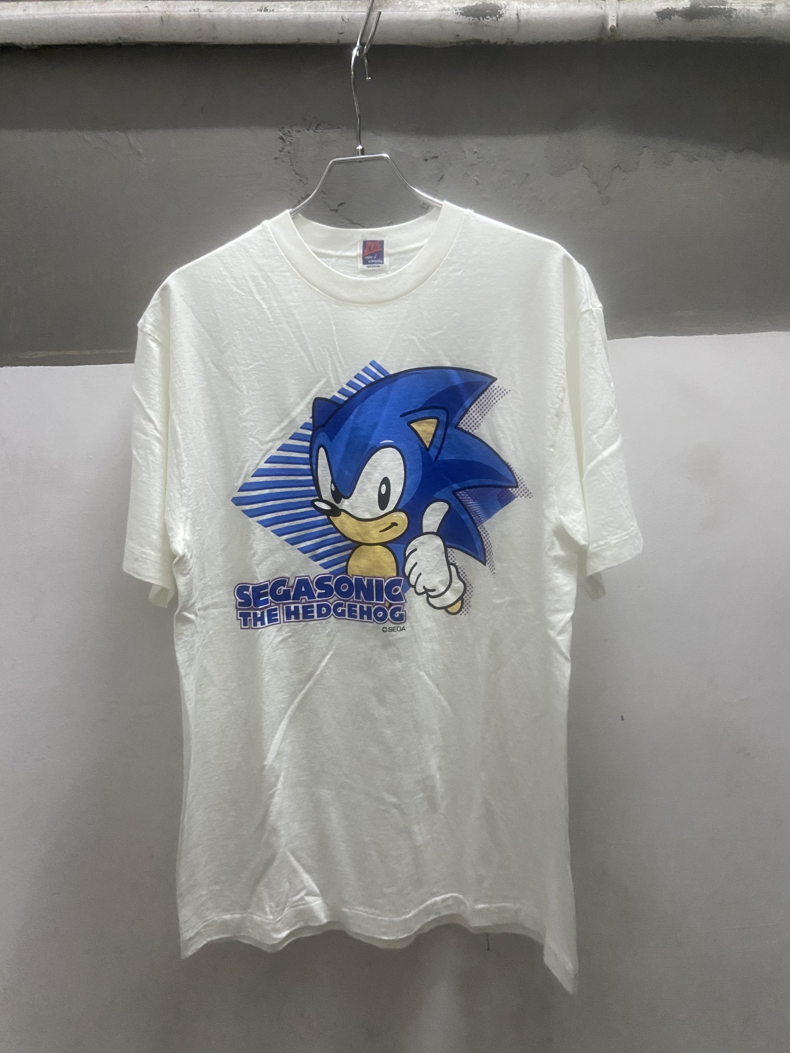 90’s SEGA SONIC THE HEDGEHOG T-shirt(MADE IN JAPAN)(DEAD STOCK)