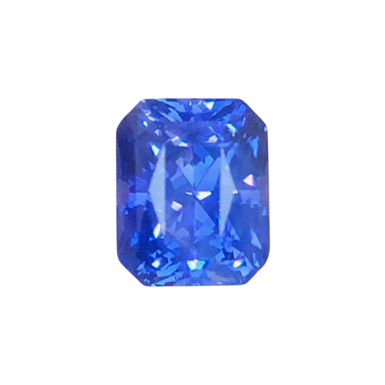 【極致珍品．無燒"Unheat"．矢車菊藍藍寶石3.13ct(附TGL證書)】