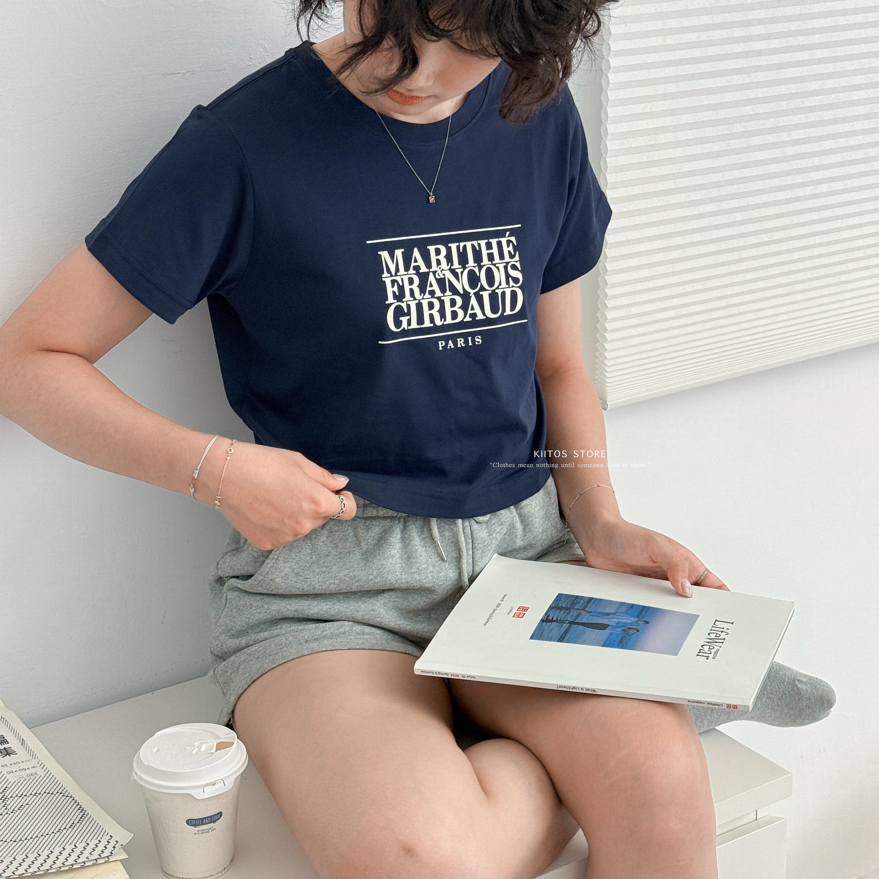 MARITHE CLASSIC LOGO MFG 經典款短版上衣