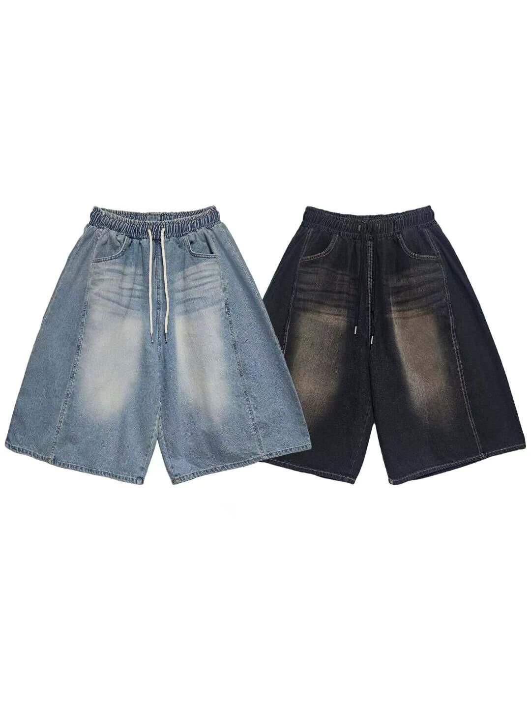 洗水牛仔短褲 F&c-074P