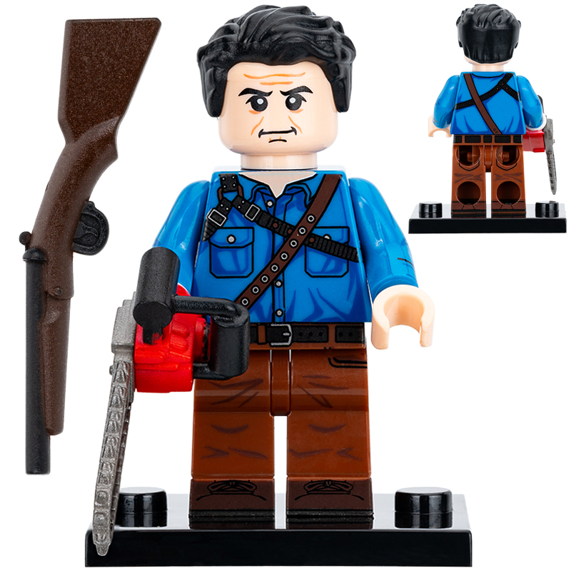 Ash Williams Custom Minifigures Minifigs Fit Lego WM6205 WM2896