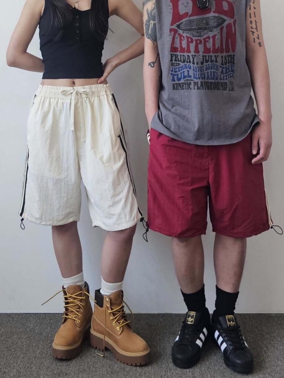 雙間工裝短褲 F&c-083P