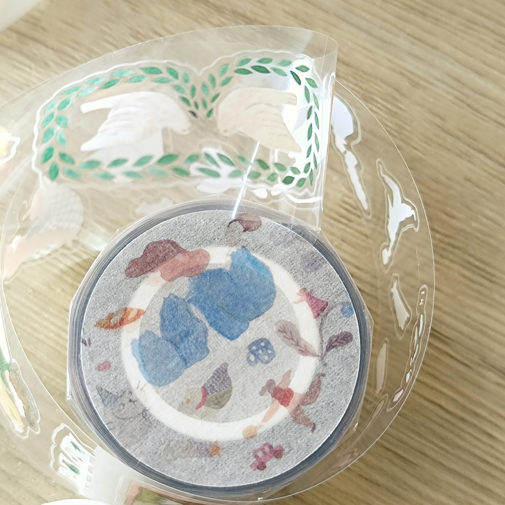 森空．A Lovely Day 3cm割型亮面PET膠帶 <整捲/分裝>