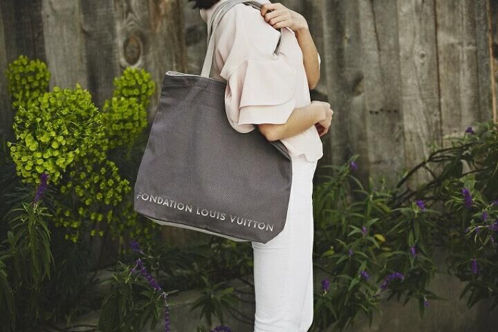 Fondation Louis Vuitton Canvas Tote Bag