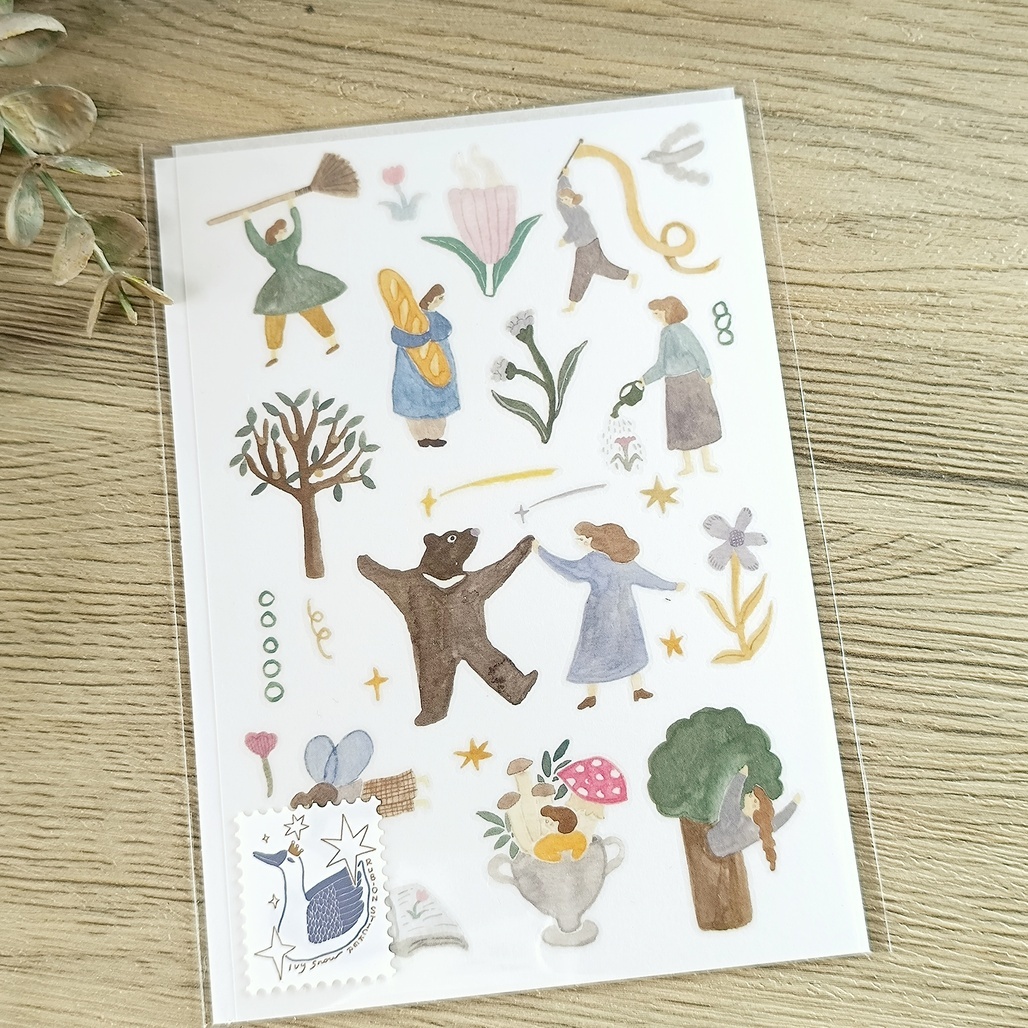 森空．少女詩集 轉印貼紙