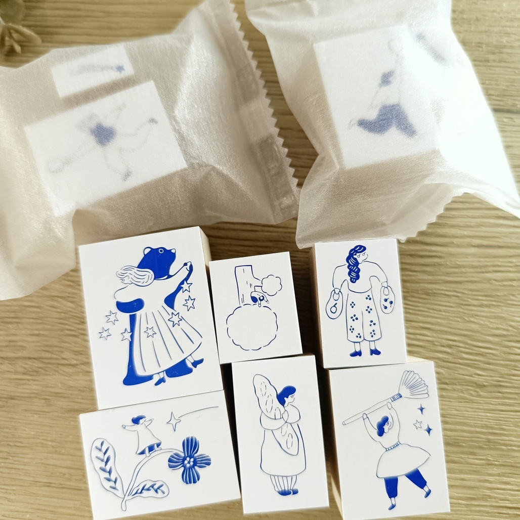 森空 Ivy Snow．2025畫博 壓縮木印章 共八款