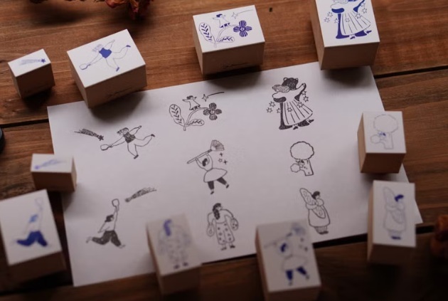 森空 Ivy Snow．2025畫博 壓縮木印章 共八款