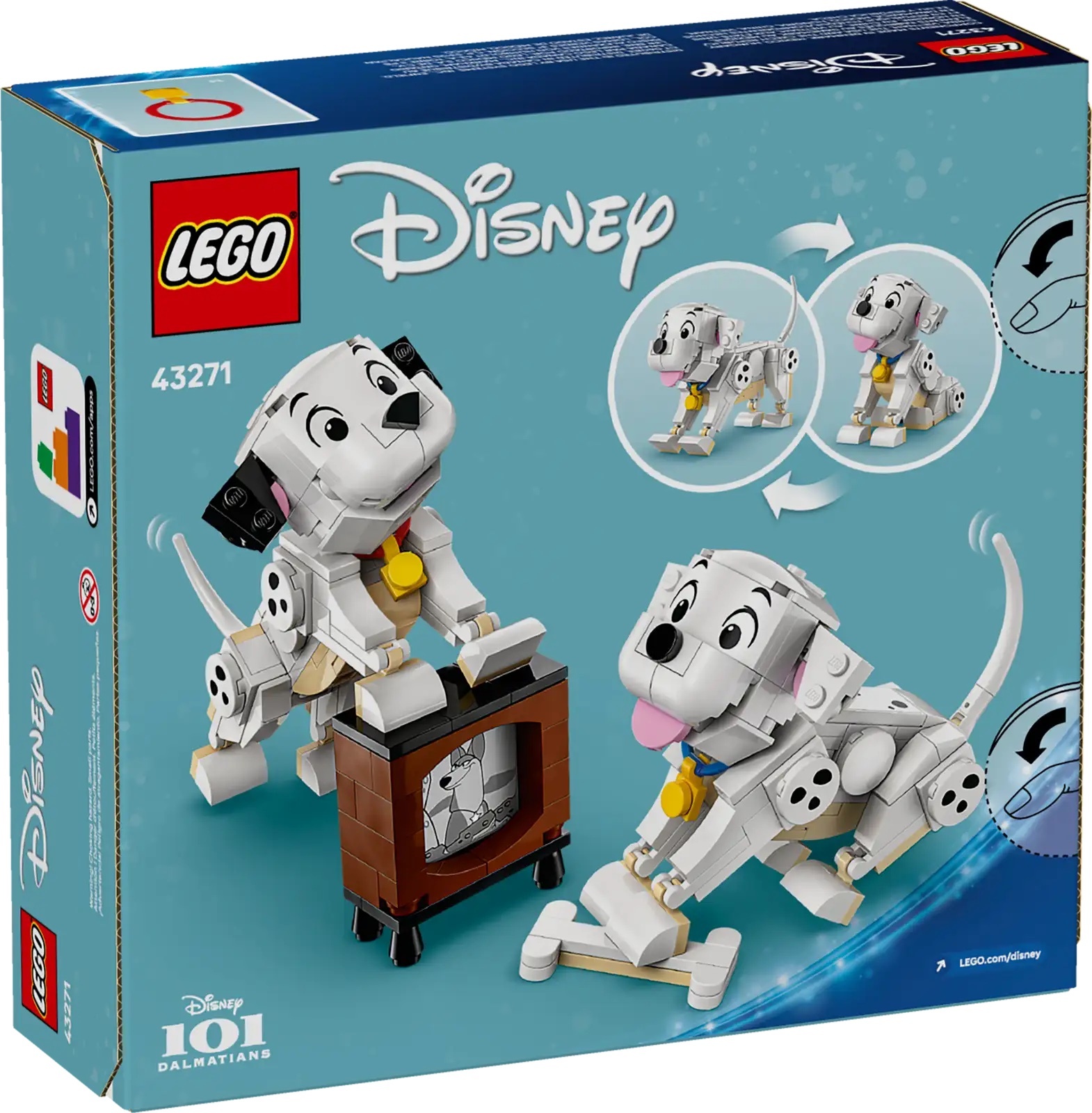 樂高 43271 《101 忠狗》小狗小福和小豆丁 ｜ LEGO Disney 系列 ｜ 飛米樂高專賣店
