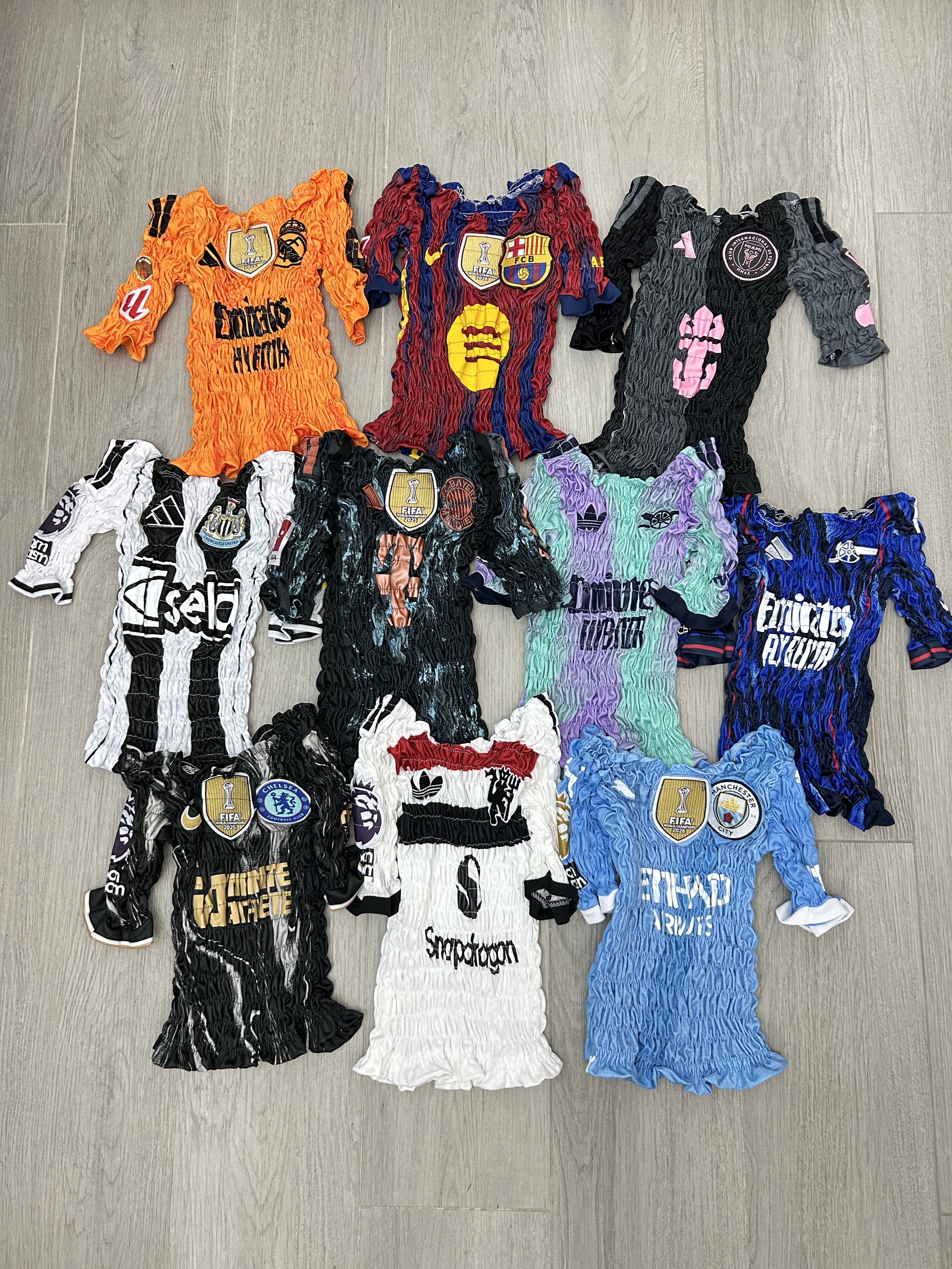 【售罄】一字肩皺褶球衣