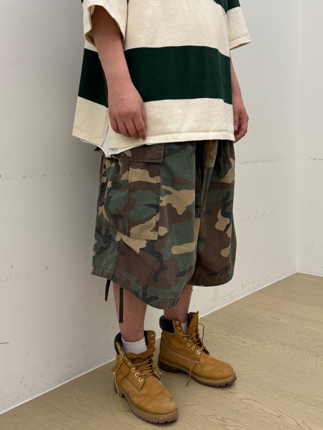 迷彩工裝短褲 FARMERS-080P