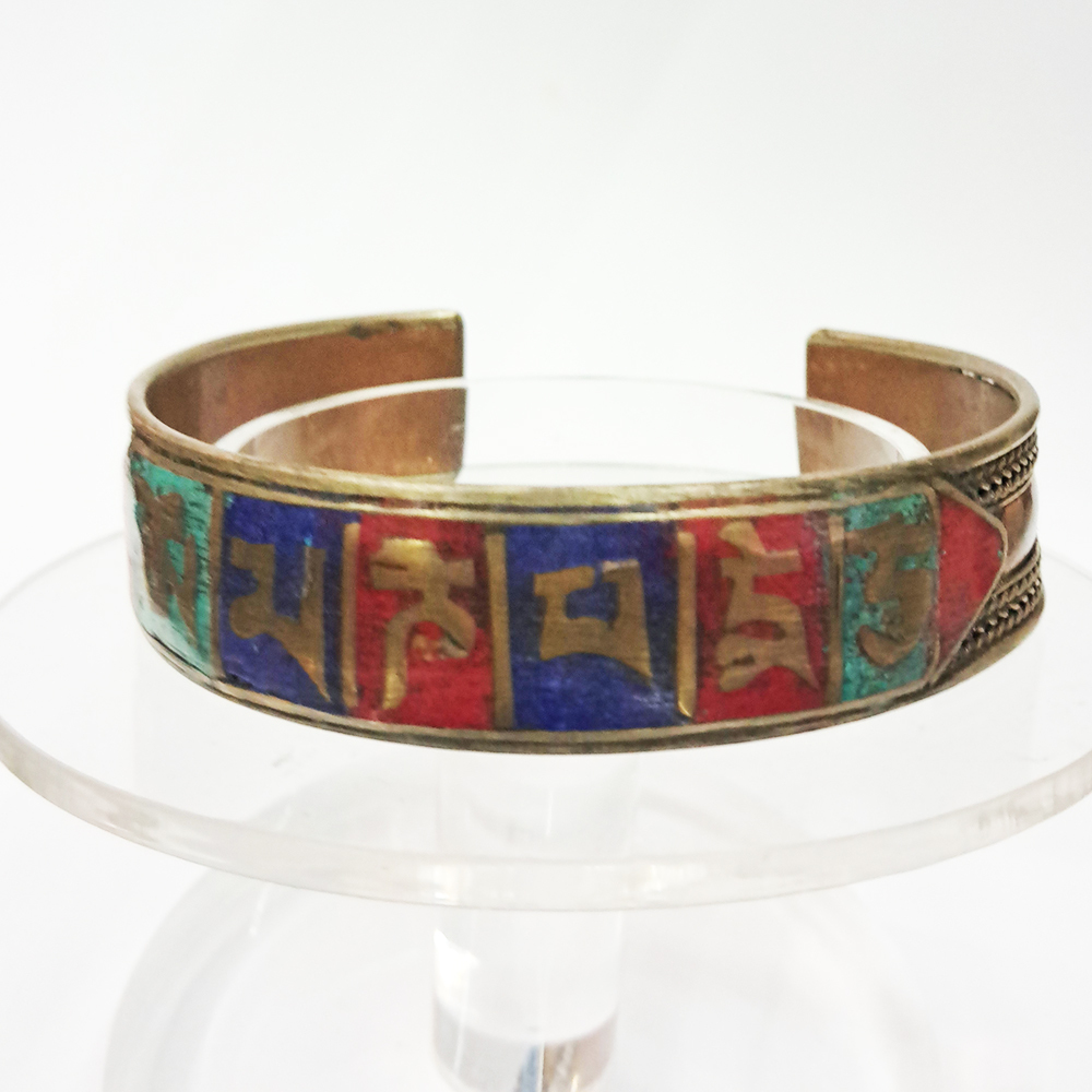 六字真言寶石藏銀手環【十方】142033