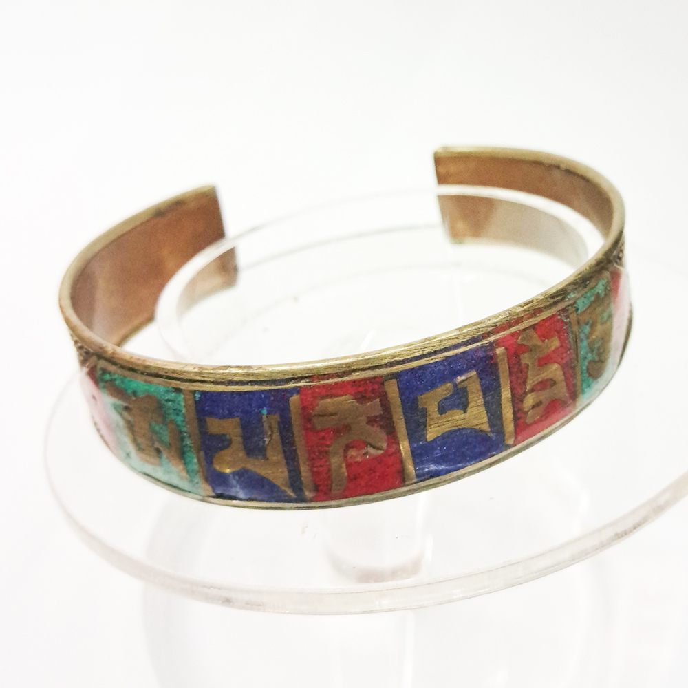 六字真言寶石藏銀手環【十方】142033