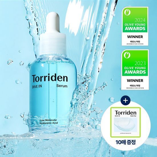 《olive young連線》TORRIDEN Dive In Low Molecular Hyaluronic Acid Serum 50ml +pad 10pcs