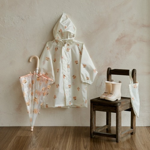 Rainy Day可愛松鼠一體式雨衣☔