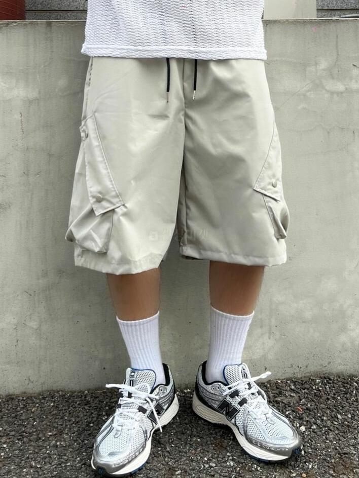 淨色工裝短褲 GAME-065P