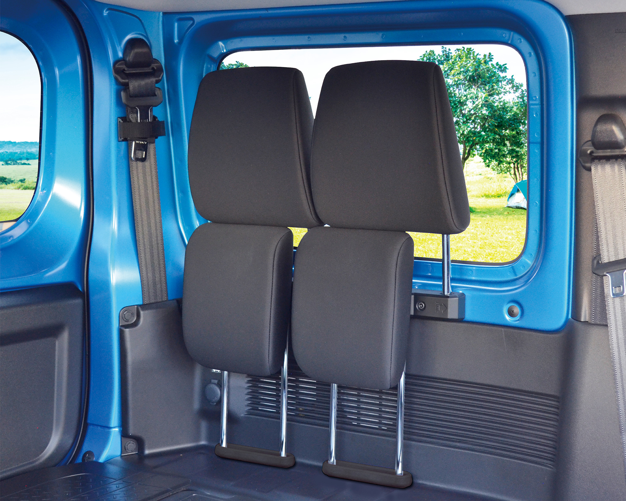 EXEA 星光產業 後座頭枕收納架 SUZUKI JIMNY JB74W