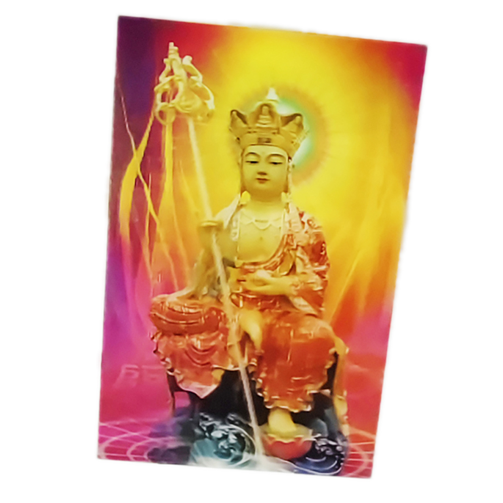 地藏菩薩 立體3D佛卡5X9cm 10張【十方】154899