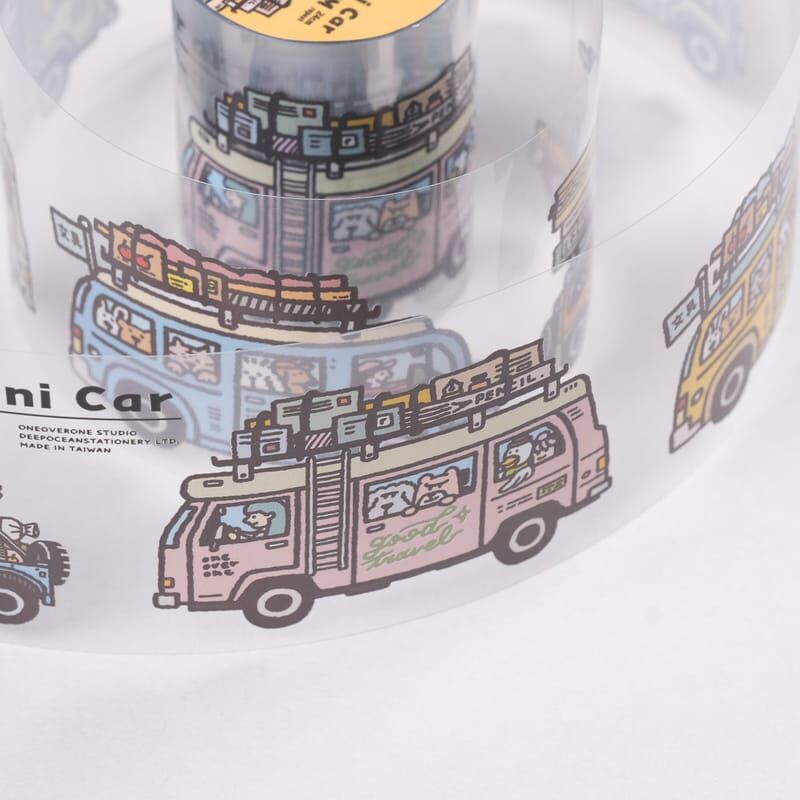 動物小車 露營車 & 吉普車 PET膠帶｜1/1工作室