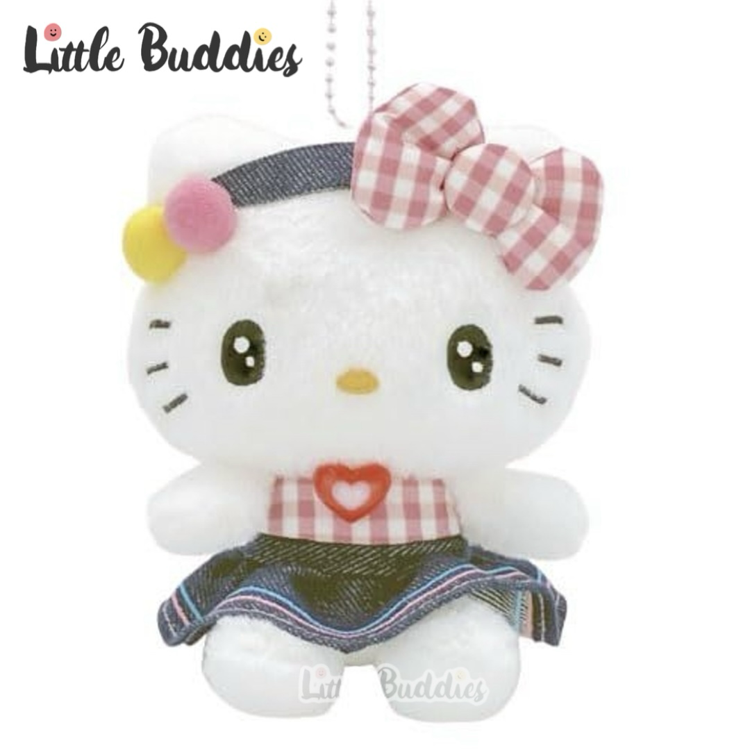 日本 Sanrio 牛仔格仔造型 - 公仔匙扣