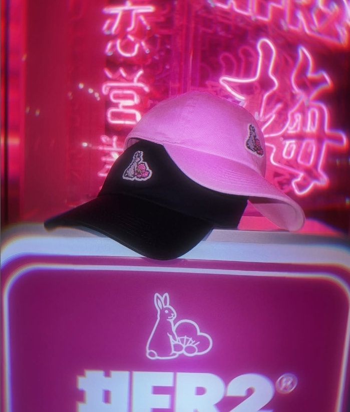 【#FR2梅】兔兔logo繡標帽