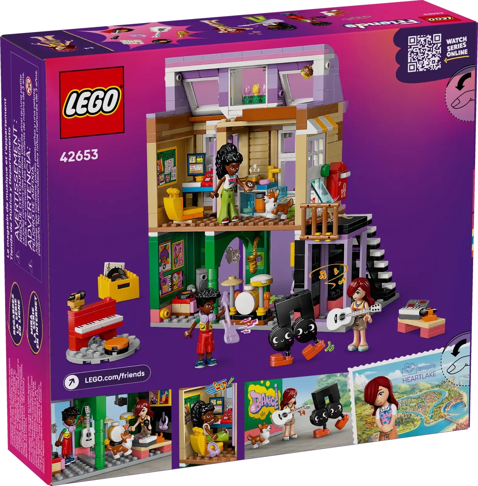 樂高 42653 樂器行和公寓 ｜ LEGO Friends 系列 ｜ 飛米樂高專賣店