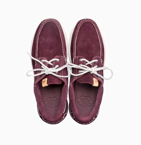 VISVIM HOCKNEY-FOLK *SUEDE - BURGUNDY SIZE 9 PRE ORDER ITEM (預訂中)