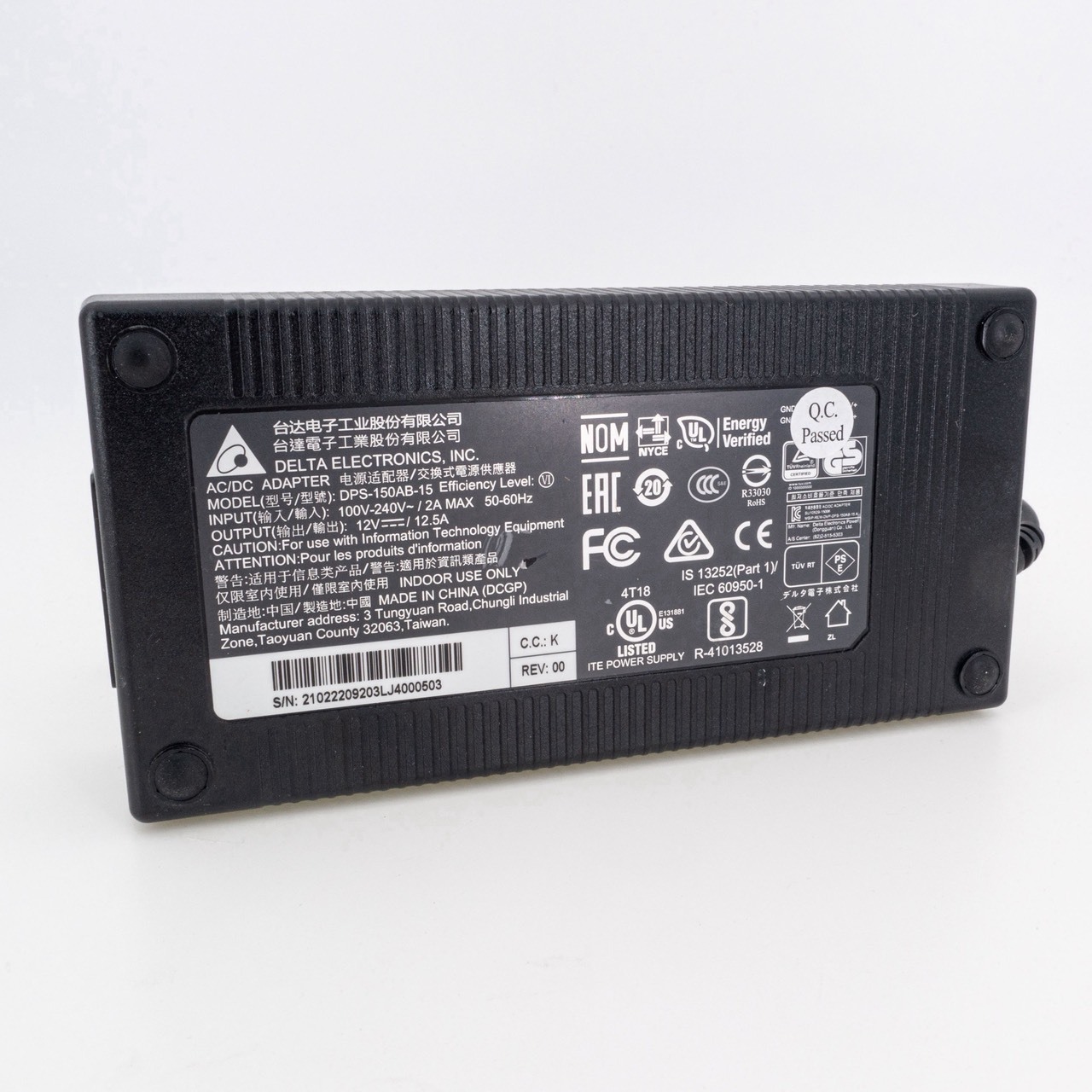 威聯通 QNAP 群暉 NAS 台達 150W 四針 電源 變壓器 12V 12.5A  EA11011H-120 通用