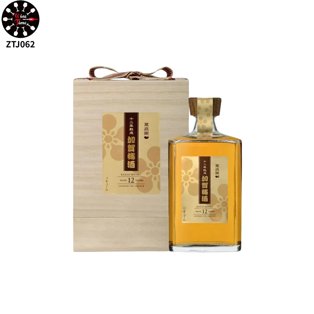 小堀酒造萬歲樂加賀梅酒12年熟成 (金色木盒) 750ml