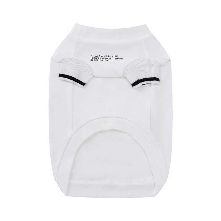 Over Glam - 搞笑標語短 T - 白